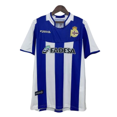 Camisa Deportivo La Coruna I Retrô 2003/04 Masculina - Azul e Branca - comprar online
