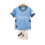 Uniforme Infantil Manchester City I 2024/2025 - Azul