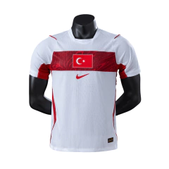 Camisa Turquia II 2026 Jogador Masculina Branca