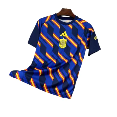 Camisa Espanha Pré-Jogo Copa 2026 Masculina Azul