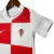 Uniforme Infantil Croácia I 2024/25 - Branco e Vermelho - loja online