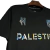 Camisa Palestino Balmain 2024/25 Torcedor Masculina - Preta - loja online