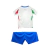 Uniforme Infantil Itália II 2024/25 - Branco e Azul na internet