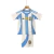 Uniforme Infantil Argentina I 2024/25 - Branca e Azul - comprar online