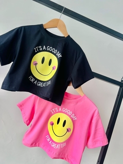 CROPPED EMOJI FELIZ - comprar online