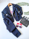 CONJUNTO BLAZER ALFAIATARIA PRETO