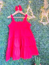 VESTIDO VERMELHO ELISA LINHO