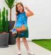 VESTIDO RAPOSA + BOLSA