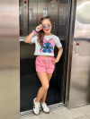 Conjunto Stitch Elisa rosa