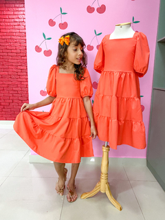 VESTIDO YASMIM LARANJA