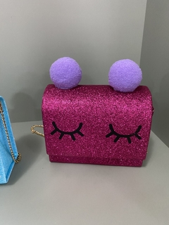 BOLSA POMPOM BRILHO
