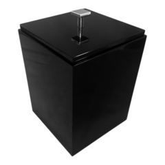 Imagem do Lixeira Vênus Puxador Inox Prata