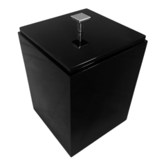 Lixeira Vênus Puxador Inox Prata - DASI Home