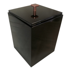 Lixeira Vênus Puxador Inox Red Gold - comprar online