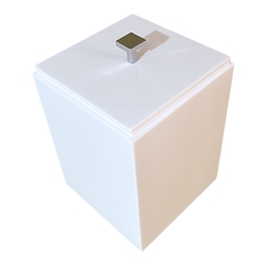 Lixeira Vênus Puxador Inox Prata