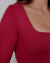 Body Manga Longa e Decote Quadrado Iris na internet