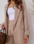 Blazer de Alfaiataria Alongado com Manga Longa Mariana - MOS | Mariana Olympio Store | Alfaiataria Feminina