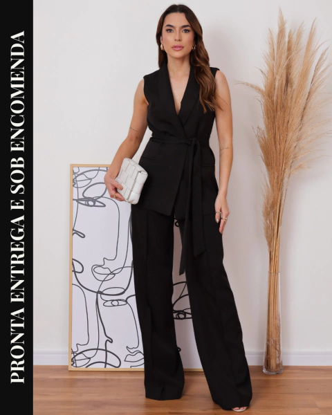 Conjunto Colete Cintia e Calça Carolina - comprar online