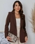 Blazer de Alfaiataria Alongado com Botões Madreperola Stella - loja online