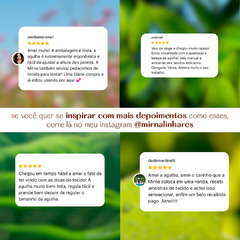 Agulha Mágica | Punch needle intercambiável - loja online