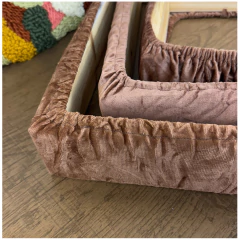 Bastidor com capa para punch needle - loja online