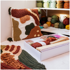 Kit punch needle | Curso Descomplicado - Mirna Linhares - punch needle | tapeçaria