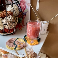 Kit punch needle | Felicitá Porta-copos - loja online