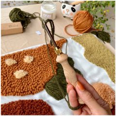 Kit punch needle | Curso Descomplicado na internet