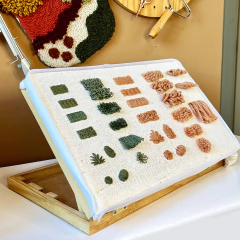 Imagem do Tecido Parahyba | punch needle e tufting