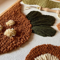 Tecido Parahyba | punch needle e tufting - Mirna Linhares - punch needle | tufting