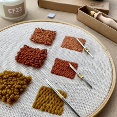 Agulha Mágica | Punch needle intercambiável - Mirna Linhares - punch needle | tufting