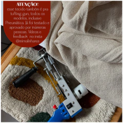 Tecido Parahyba | punch needle e tufting