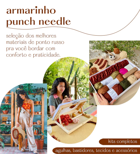 Carrusel Mirna Linhares - punch needle | tufting