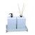 Kit de banheiro /lavabo de vidro branco