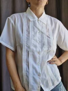 Camisa vintage Blanca - tienda online