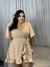 Macaquinho Alicia Plus Size Estampado Nude - loja online
