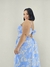 Vestido Mary Estampado Azul