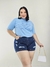 Short Jeans Barra Lisa - comprar online