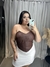 Imagem do Corselet Maia de couro Marrom