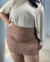 Short Saia Zara Plus Size Marrom - comprar online