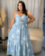 Vestido Mary Estampado Azul - comprar online