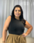 Regata Plus Size Ana Preto - comprar online