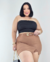 Short Saia Zara Cinto Capuccino - comprar online