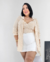 Conjunto Eliza Listrado Nude - comprar online