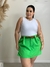 Short Saia Alfaiataria Verde Lima - comprar online