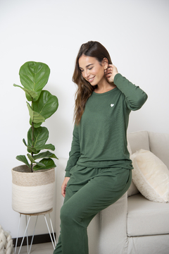 Pijama París verde - Koralenceria