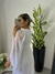 Vestido Branco Manga Longa TuLE - loja online