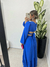 VESTIDO LONGO BRENDA - AZUL - comprar online