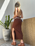 VESTIDO MIA MIDI MARROM - comprar online