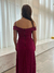 VESTIDO LONGO CRISTAL VINHO - loja online